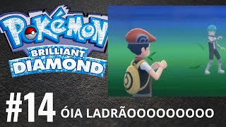 Jornada Pokémon Brilliant Diamond 14 Pega Ladrão e o Surf [upl. by Ymij751]