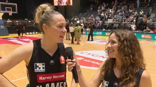 Postgame interview with Tess Madgen [upl. by Annod]