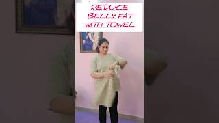 Reduce belly fat with towel shortvideo viralvideo exercise [upl. by Htidirem]