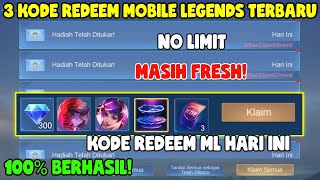 BURUAN 3 KODE REDEEM ML TERBARU KODE REDEEM MOBILE LEGENDS KODE REDEEM ML HARI INI JANUARI 2024 [upl. by Ennaylime795]