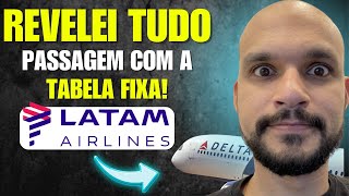 COMO USAR A TABELA FIXA DA LATAM  PARCEIRO DELTA [upl. by Daloris497]