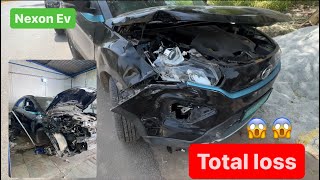 Accident mai total loss… Nexon EV [upl. by Lally]