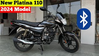 New 2024 Bajaj Platina 110 cc Review  Price and mileage  platina 110 new 2024 model  platina bike [upl. by Saucy]