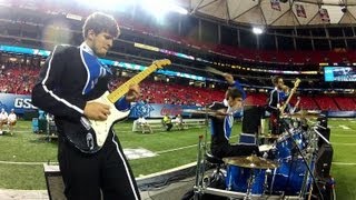 Drumming with the Georgia State Marching Band amp Rock Band 2013 [upl. by Golliner]