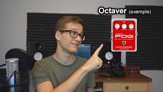 Whats the difference between octaver pitch shifter and harmonizer pedals [upl. by Dodd]