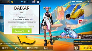 COMO BAIXAR E JOGAR NO SERVIDOR AVANÃ‡ADO DO FREE FIRE COMO COLOCAR O CÃ“DIGO DE ATIVAÃ‡ÃƒO [upl. by Nagek901]