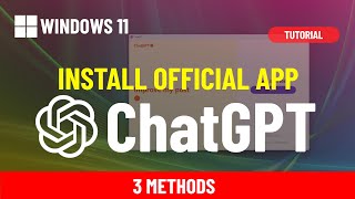 🤖 Official ChatGPT app Install on Windows 11 10 ➕ Remap Copilot key to launch it [upl. by Gans489]