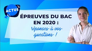 FAQ BAC 2020  oral de français contrôle continu calcul de moyenne candidats libres [upl. by Klos]