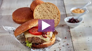 Das perfekte Low Carb Hamburger Brötchen [upl. by Acilef]