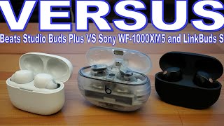 Beats Studio Buds Plus Vs Sony WF1000XM5 amp Linkbuds S [upl. by Haile]