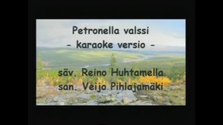 Petronella valssi opaslaulettu karaokeversio [upl. by Imotas]