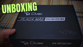 PLACA MÃE DUEX DX H61ZG M2 DDR3 SOCKET 1155 M ATX [upl. by Othe699]