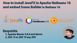 How to install JavaFX in Apache Netbeans and embed JavaFX Scene Builder [upl. by Genvieve]