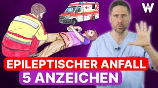 Epileptischer Anfall 5 Anzeichen dass ein Krampfanfall kommt Erste Hilfe bei Epilepsie [upl. by Behn]