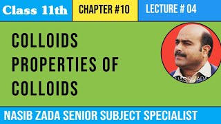 Colloids Properties Of Colloids CHEMISTRY CLASSPASHTO NASIBZADASSS [upl. by Nicolina]