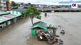 काठमाडौंमा बाढीको बितण्डा  Floods in Kathmandu  Drone Video  onlinekhabar [upl. by Horatius756]