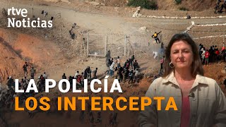 CEUTA El GRAN DESPLIEGUE POLICIA evita la ENTRADA masiva de MIGRANTES tras los llamamientos RRSS [upl. by Enneles]