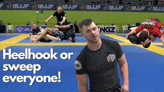 Butterfly Half Guard  Near Leg Cross Ashi Entry  Breakdown and Tutorial [upl. by Newmark]