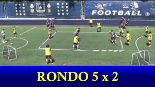 RONDO  Juego de posición 5 x 2  Positional game soccer  Football  Soccer [upl. by Otha389]