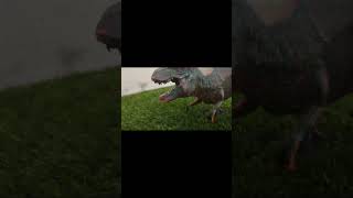 T Rex vs Giganotosaurus Stop motion dinosaurs paleozoic purpleguy kaiju prehistoric [upl. by Yetta]