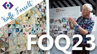 FOQ23 Kaffe Fassett visits The Quilt Collection A Diverse Patchwork [upl. by Seftton]