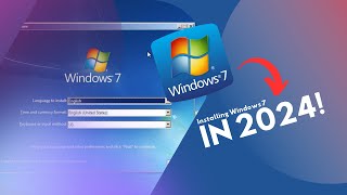 Installing Microsoft Windows 7 in 2024 win7 ripwin7 2024 [upl. by Abbotsen]