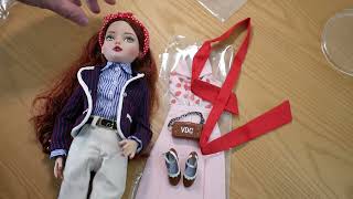 ELLOWYNE WILDE redress and haul from Virtual Doll Convention VDC Tonner doll ADULT COLLECTOR [upl. by Ahcrop366]