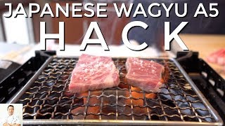 HACK Poor Mans Japanese Wagyu A5 Beef  Kobe Beef On A Budget  FAST FRIDAYS [upl. by Ashlie]