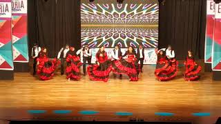 Maria pitache amp Ya ya mayaya Goan Portugese fan dance Choreography Technip Annual Day stage perform [upl. by Geibel]