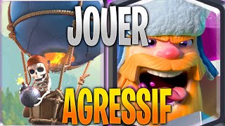 JOUER AGRESSIF POUR DE MEILLEURS RÉSULTATS  UTOPIX ET SON BÛCHERON BALLON  CLASH ROYALE [upl. by Kale]