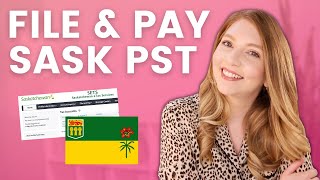 How to File Your Saskatchewan PST  Small Business Sales Tax in Canada [upl. by Yelekalb]