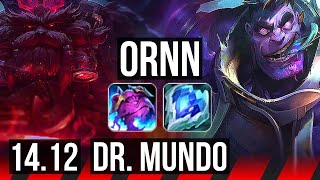 ORNN vs DR MUNDO TOP  7210 Rank 9 Ornn  VN Master  1412 [upl. by Ettennahs482]