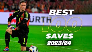 Best 100 Goalkeeper Saves 202425 HD  3 [upl. by Kcinimod]