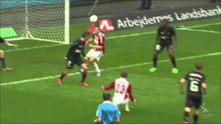 Highlights FC Midtjylland vs AaB 542014 [upl. by Ahtinak]