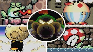 Yoshis Island  All Bosses [upl. by Crowns]