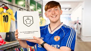 Angry Ginge Goes Shopping For RETRO Football Shirts  Shirt Shopping [upl. by Airottiv]