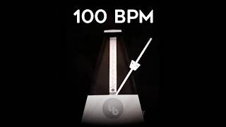 100 BPM Metronome [upl. by Eimac]