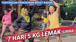 AEROBIK PENURUNAN BERAT BADAN DALAM 7 HARI  TARGET 5 KG [upl. by Novehc955]