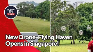 New DroneFlying Haven Opens in Singapore Discover Dover Roads Stunning Drone Park [upl. by Evilo]