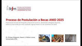 2° Taller quotApoyo Postulación Becas ANID Doctoradoquot [upl. by Marko51]