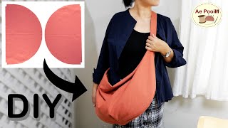 Ideas for making a crossbody bag from half circle fabric [upl. by Laitselec843]