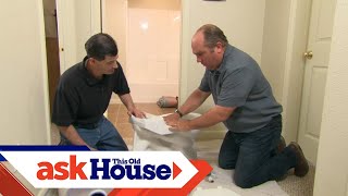 How to Install a New Toilet  Ask This Old House [upl. by Anelys]