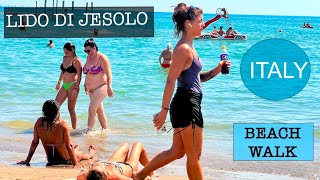 LIDO DI JESOLO ITALY BEACH WALK 2023 [upl. by Leinahtan]