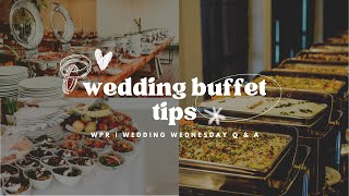 Wedding Buffet Tips  Ideas  Layout  Decoration  Setup [upl. by Idieh549]