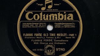 Florrie Forde Florrie Forde Old Time Medley 1929 12 78 rpm [upl. by Netsriik]