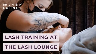 Lash Training at The Lash Lounge [upl. by Releehw511]