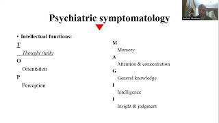 Psychiatric symptomatology  Part 4 of 6 Intellectual functions TOP  Prof Dr Hesham Sheshtawy [upl. by Firman571]