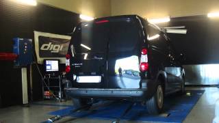 Reprogrammation Moteur  Peugeot Partner hdi 92cv  111cv Dyno Digiservices Paris [upl. by Kalina]