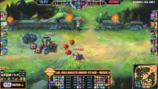 LCL 2015 Spring  Week 2 Group B  OLFU vs ADMU [upl. by Garrity]