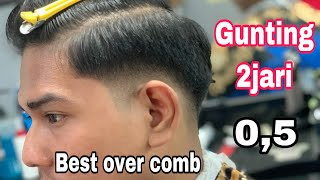 Cara paling mudah gunting rambut dua jari  low FADE 05  2022 [upl. by Stuckey622]